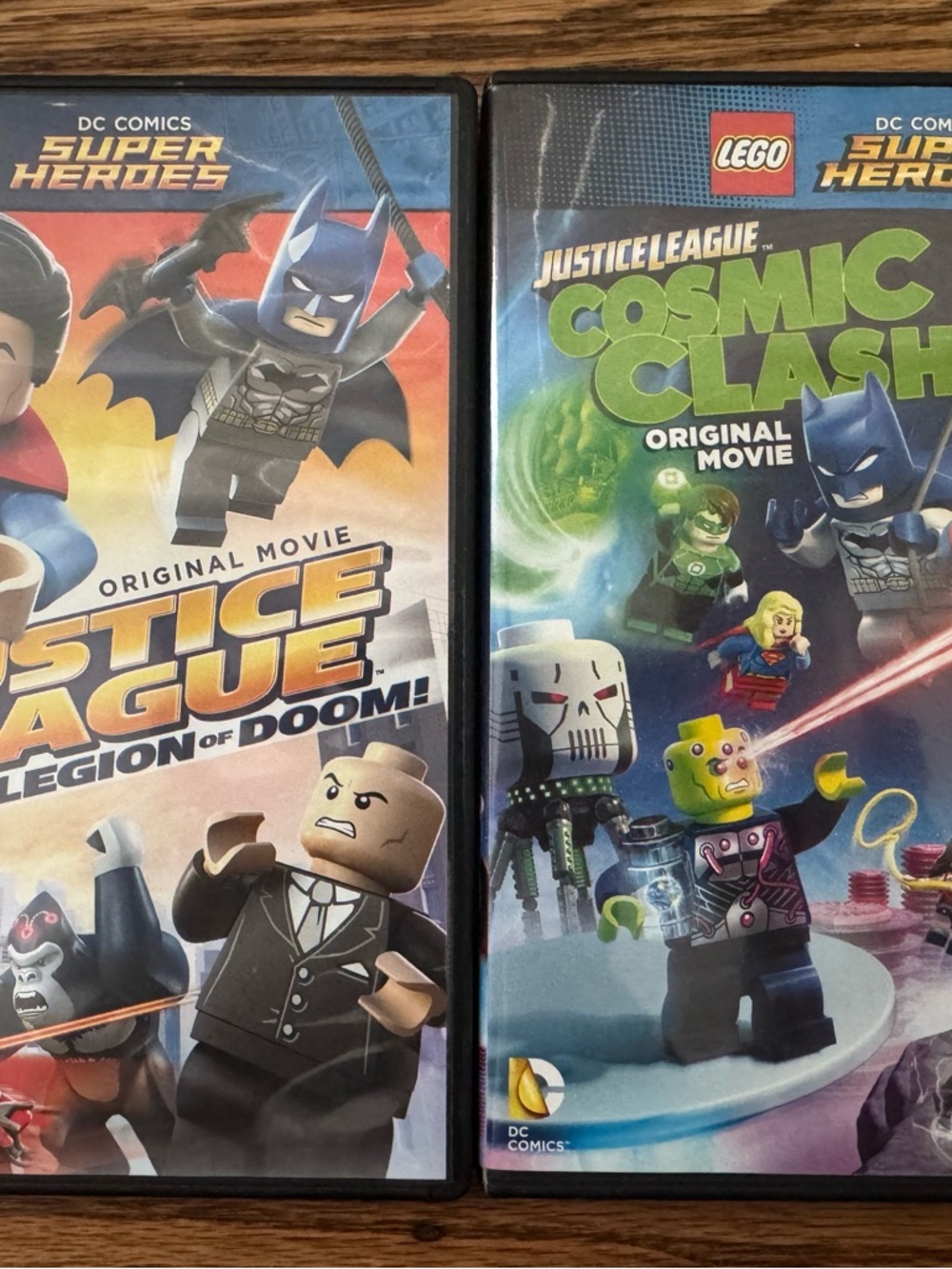 LEGO DC Super Heroes Justice League & Cosmic Clash DVD Bundle
